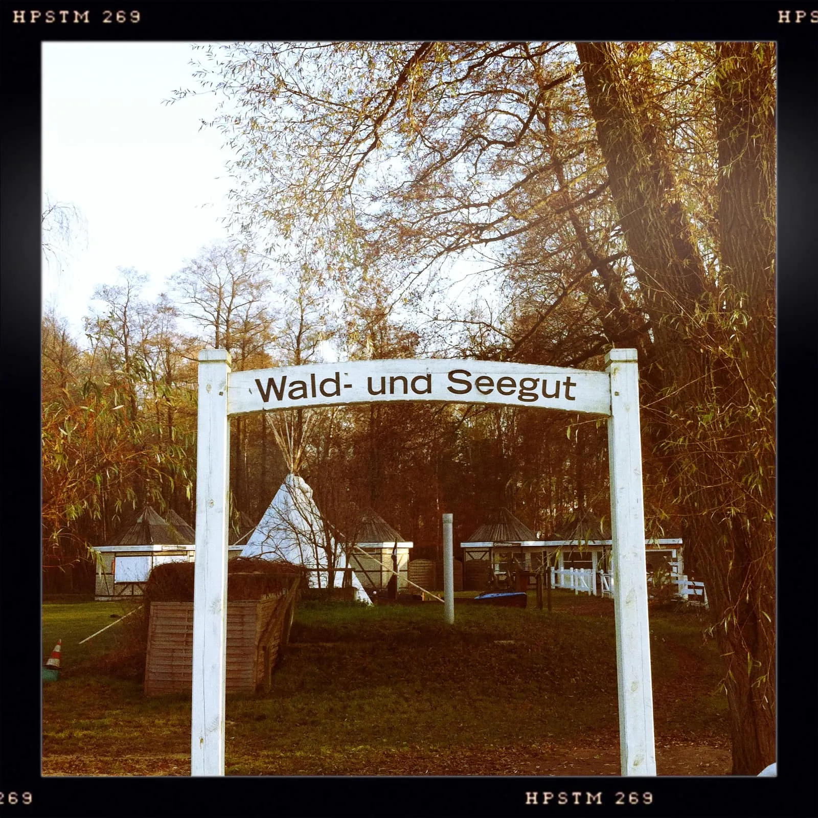 Brandenburg Kremmen Seelodge - Eingang zum Wald- und Seengebiet
