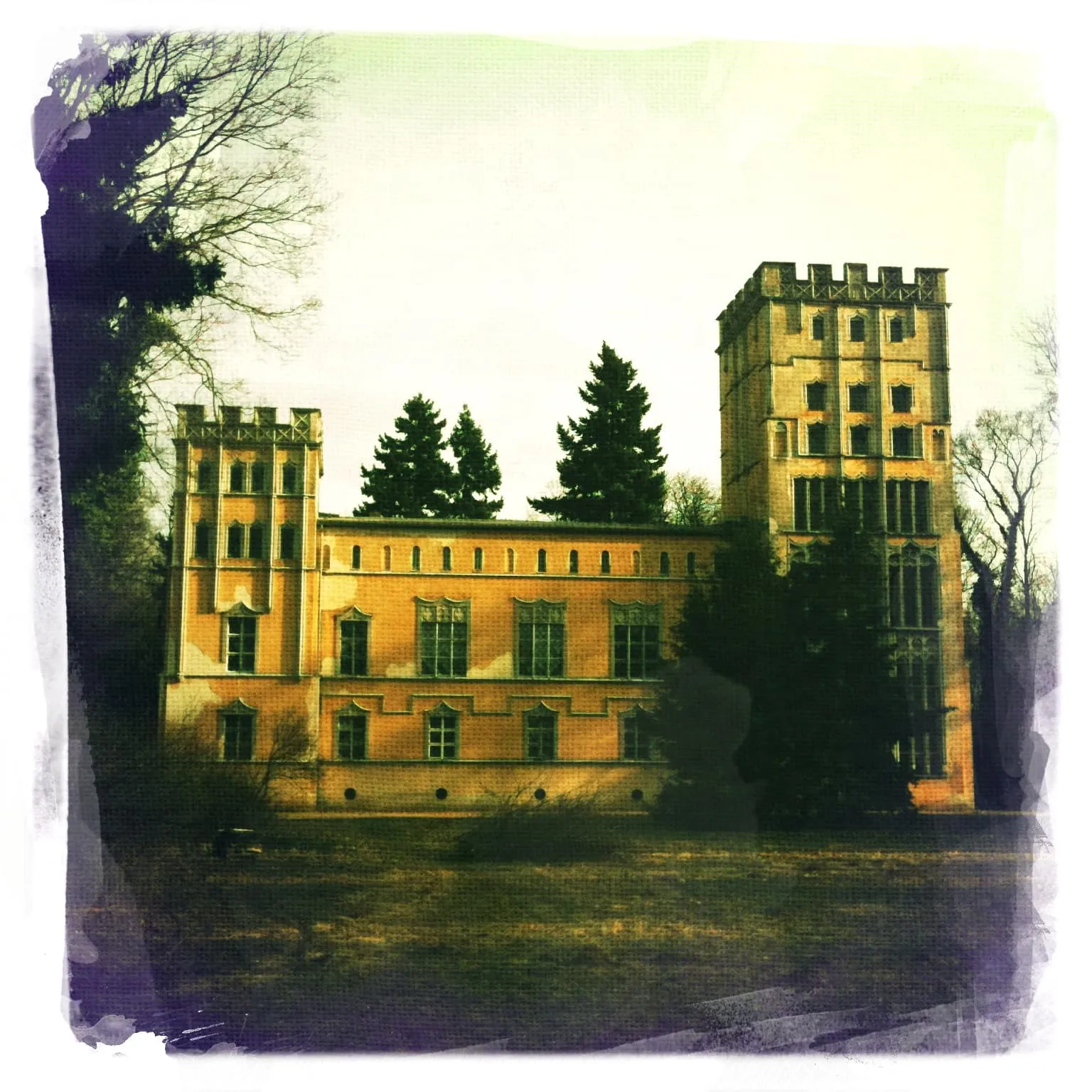 Das Kavalierhaus auf der Pfaueninsel